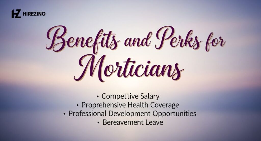 Benefits and Perks for Morticians