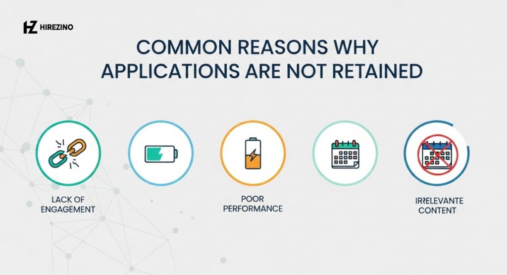 common reasons why applications are not retained