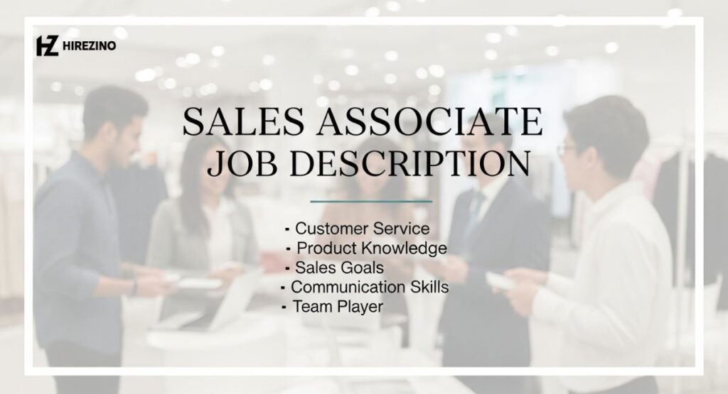 sales associate job description