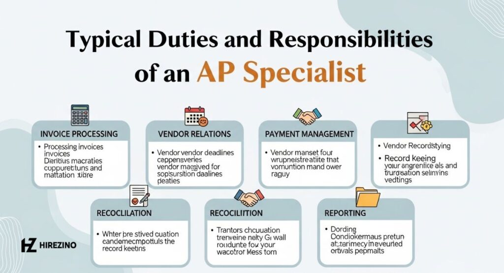Typical Duties and Responsibilities of an AP Specialist