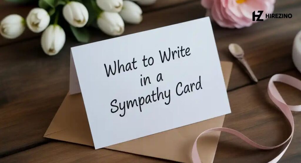 What to Write in a Sympathy Card