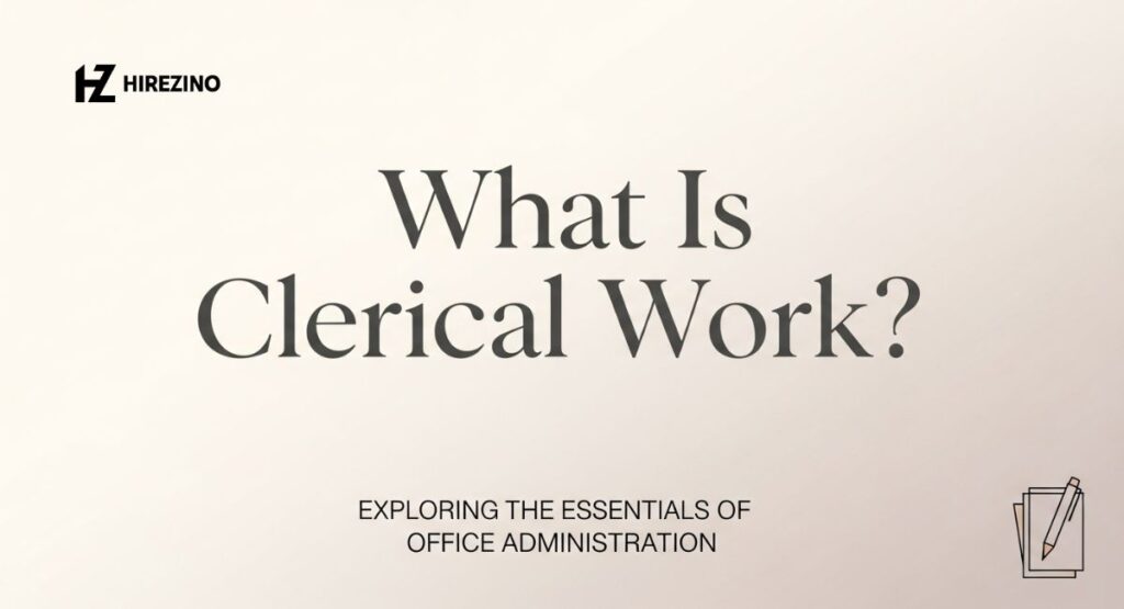 clerical workplace