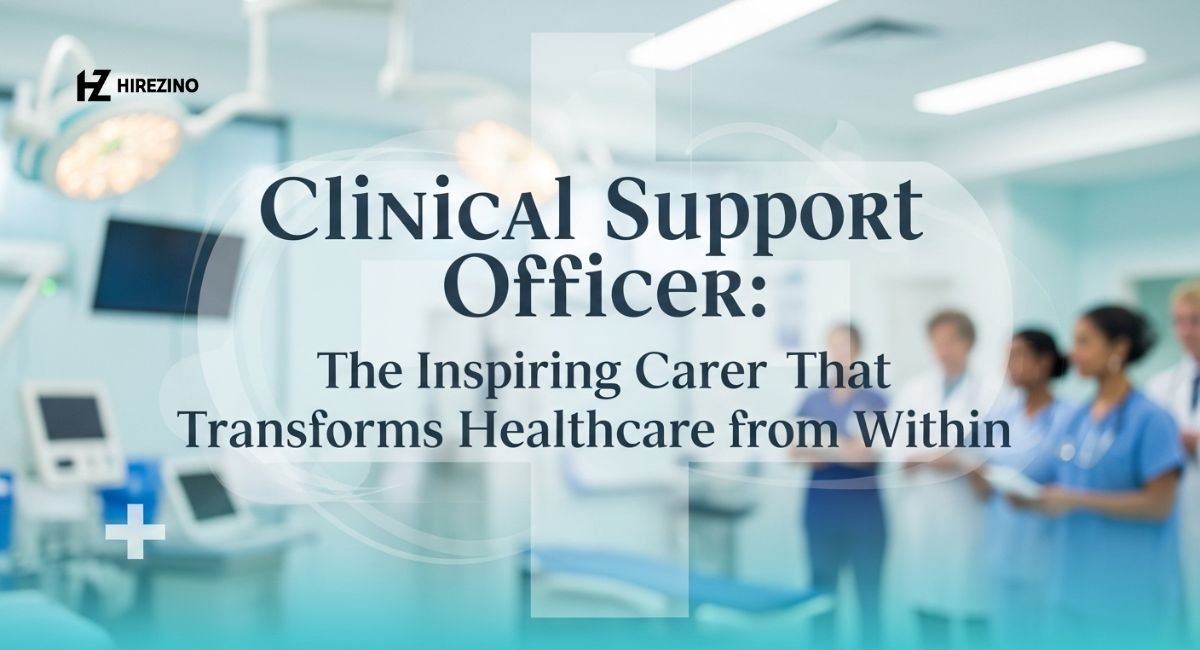 Clinical Support Line Clinical Support Officer: The Inspiring Career That Transforms ...