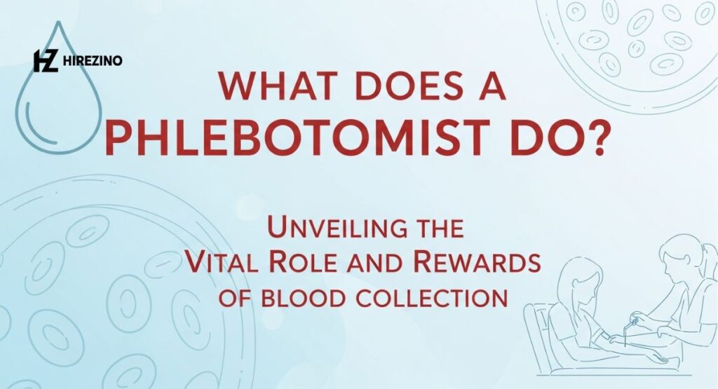what does a phlebotomist do