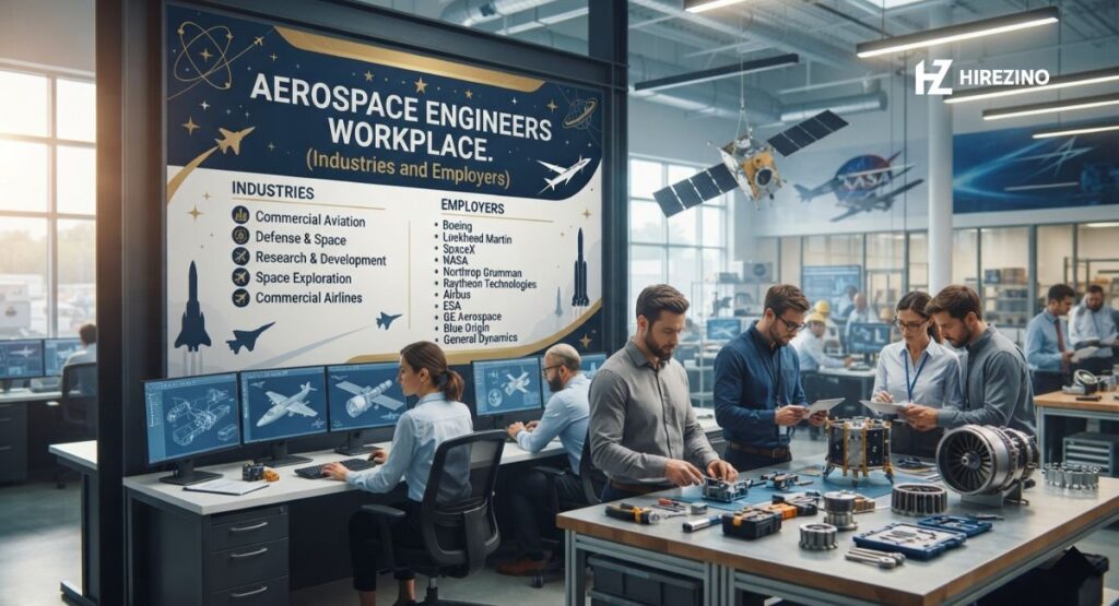 Aerospace Engineers Workplace