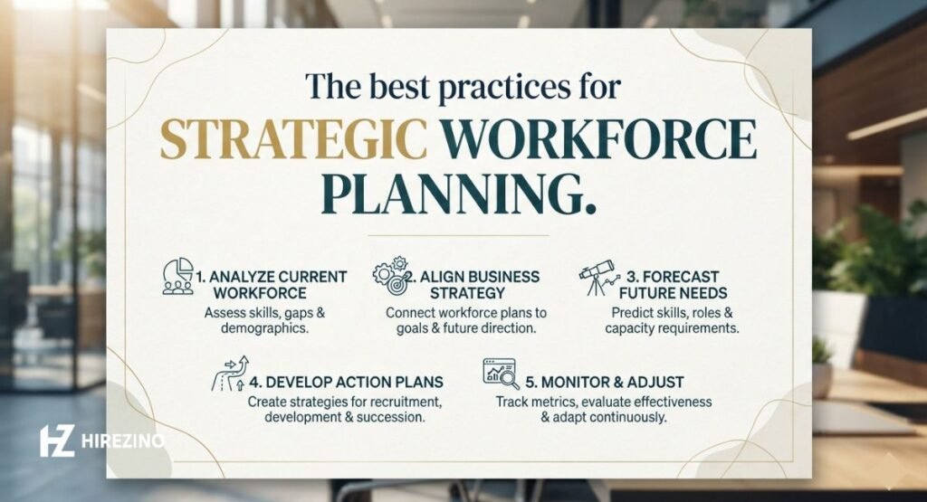 The best practices for Strategic Workforce Planning.