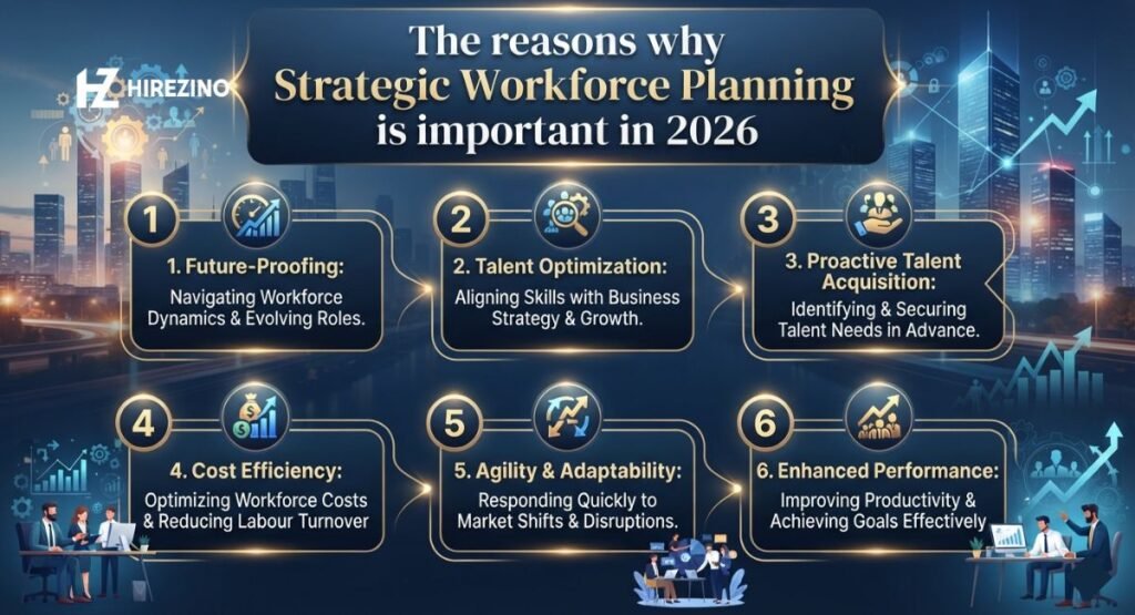 The reasons why Strategic Workforce Planning is important in 2026.