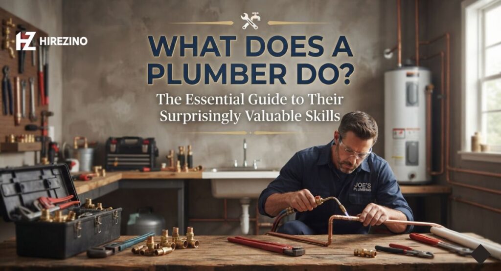 what does a plumber do