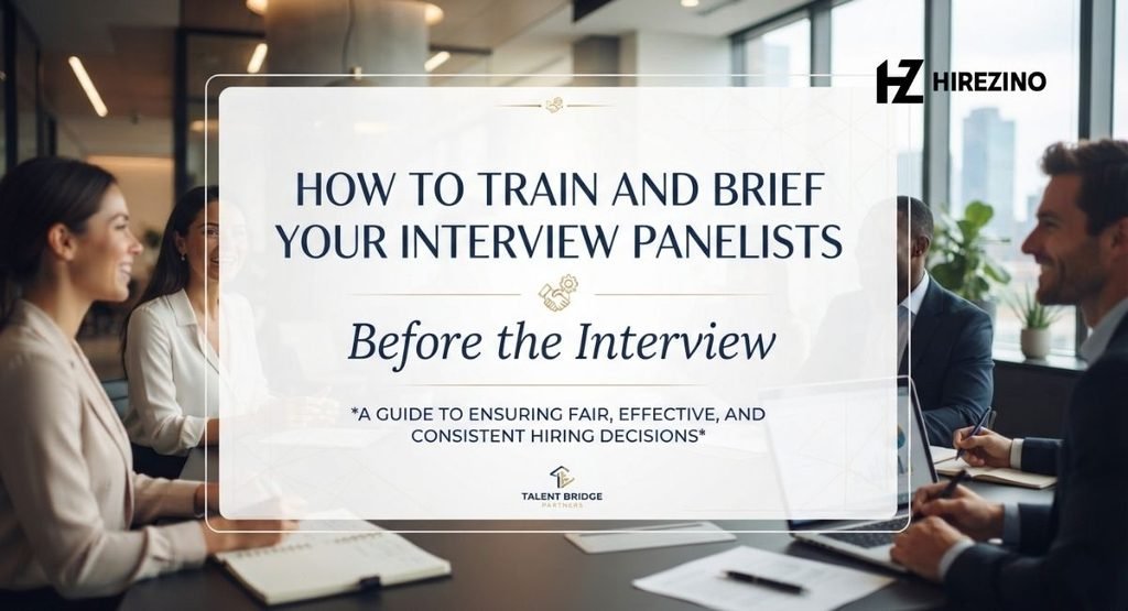How to Train and Brief Your Interview Panelists Before the Interview