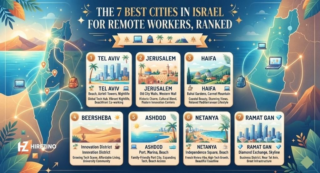 The 7 Best Cities in Israel for Remote Workers, Ranked