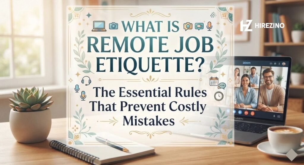 what is remote job etiquette